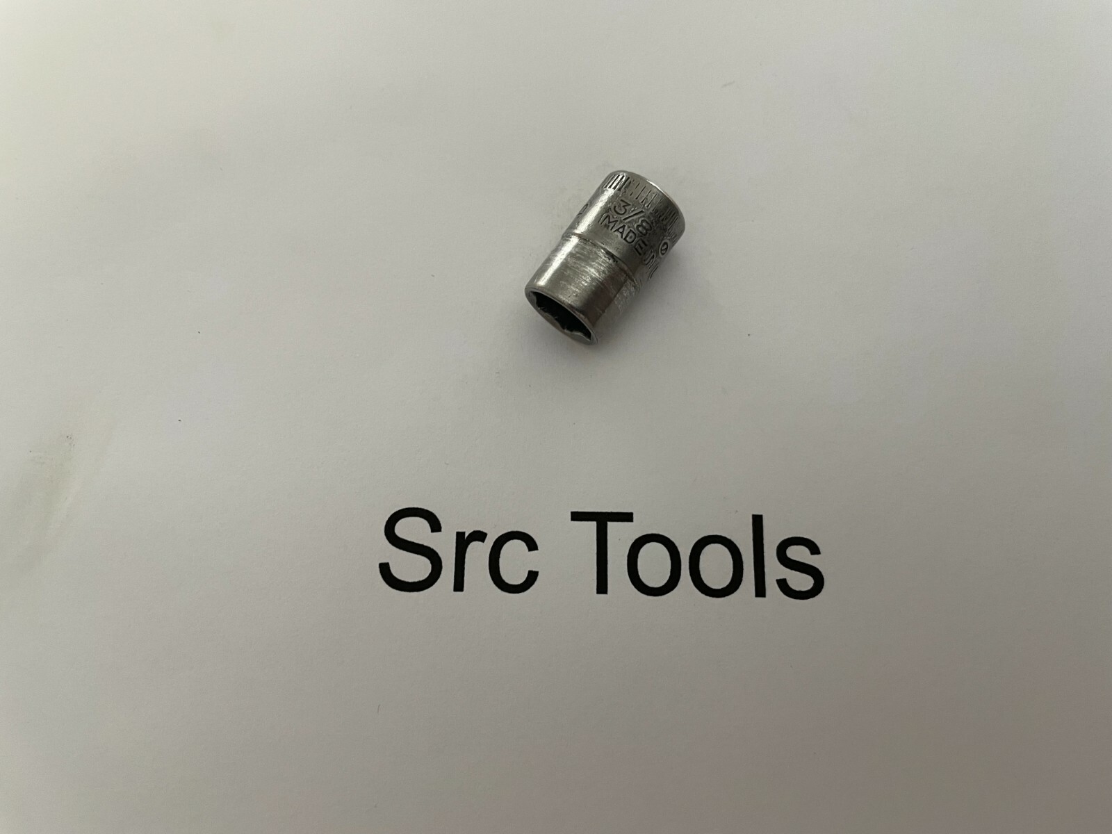 *RARE 1940* Snap-On Tools USA 9/32″ Drive 3/8″ SAE 6pt Midget Chrome Socket M-12