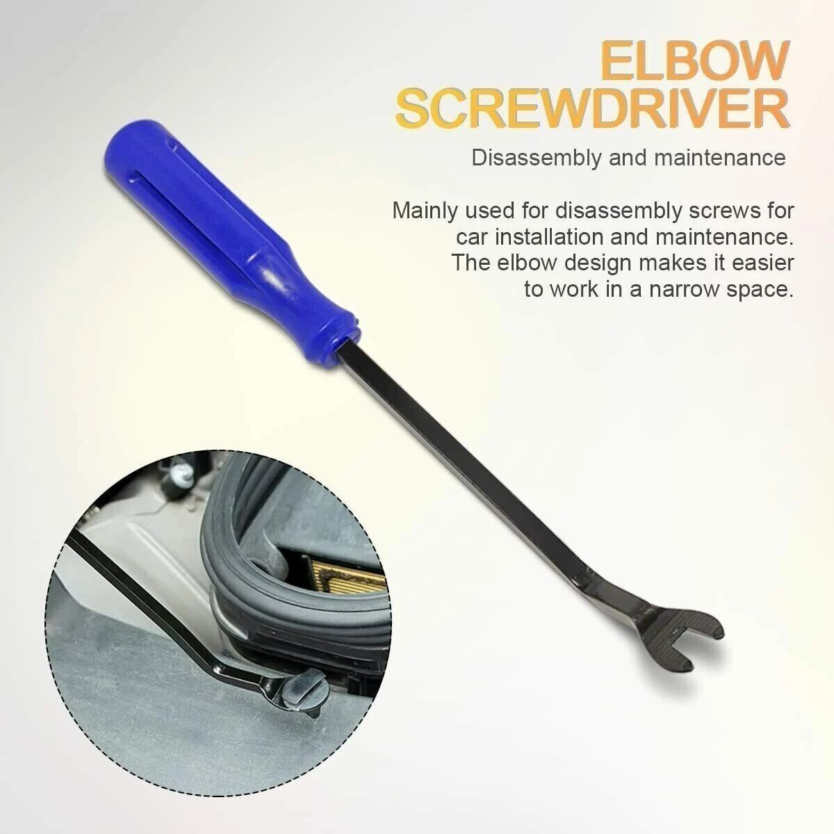 Car Door Trim Removal Tool Pry Panel Dash Radio Body Clip Installer Kit Set