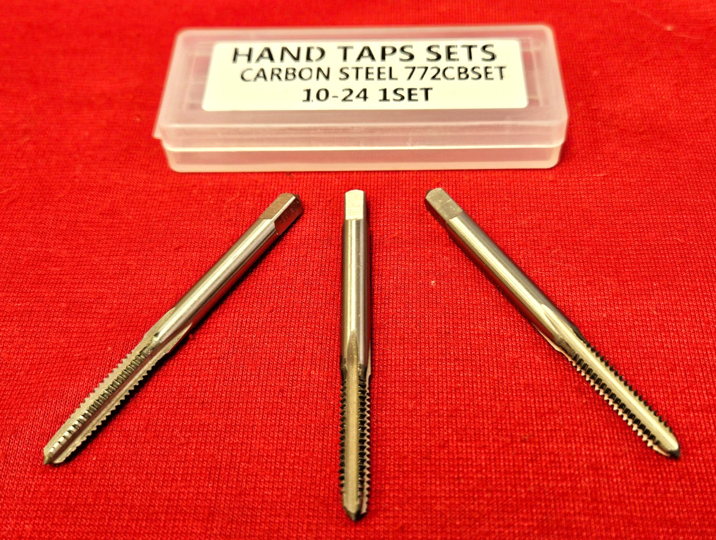 A1 467-01024 10-24 NC Carbon Steel Tap Set 3PC Taper Plug Bottom