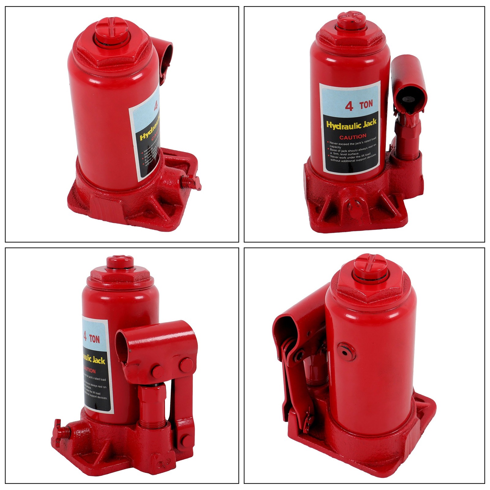 4 Ton(8000lb) Auto Car Repair Manual Handle Hydraulic Welded Bottle Jack