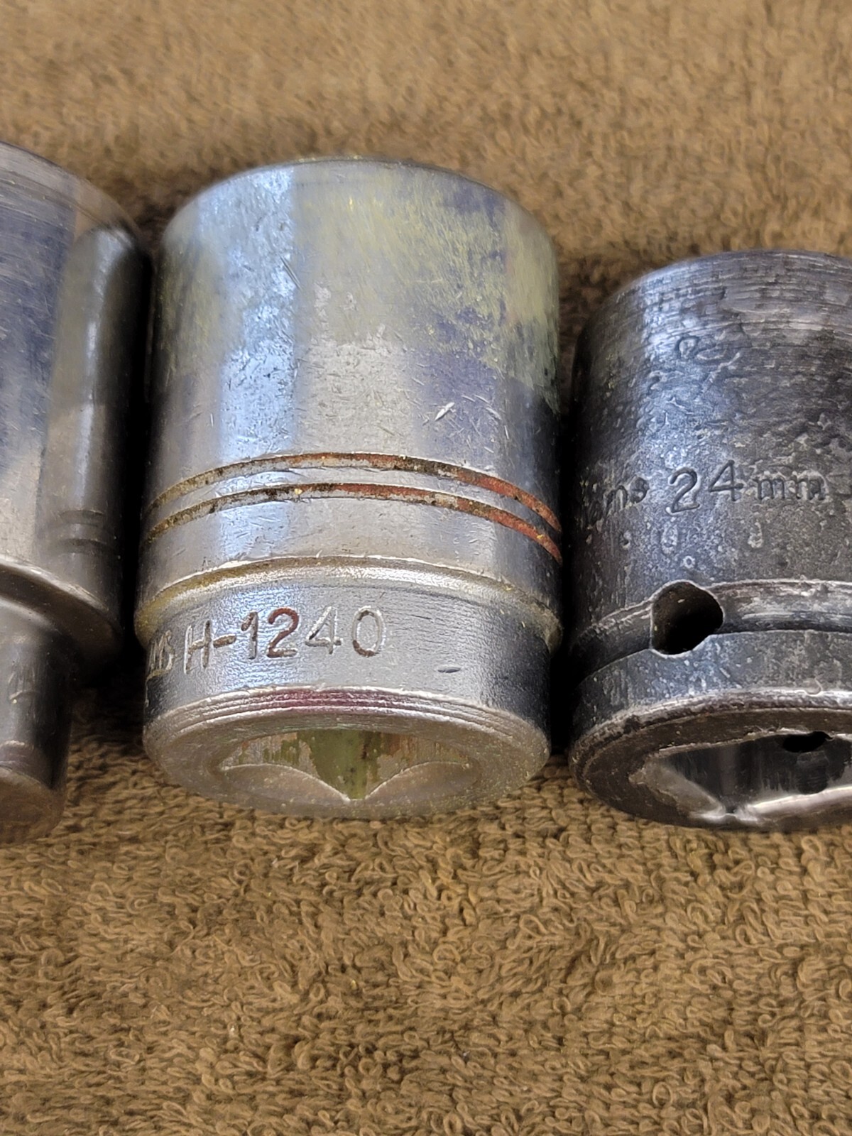4 Williams Sockets H-1248 3/4″ Drive Sae 1-1/2 1-1/4 15/16 5/8 Set USA