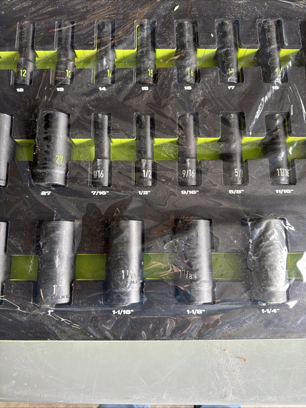 Carlyle By Napa 1/2 Dr Deep Impact socket Set SAE/Metric 29pc $290 Value
