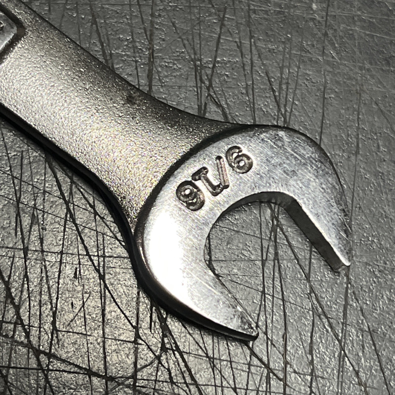 Vintage Craftsman USA 9/16″ & 1/2″ Double Open End Wrench 44579 USA Made Excell