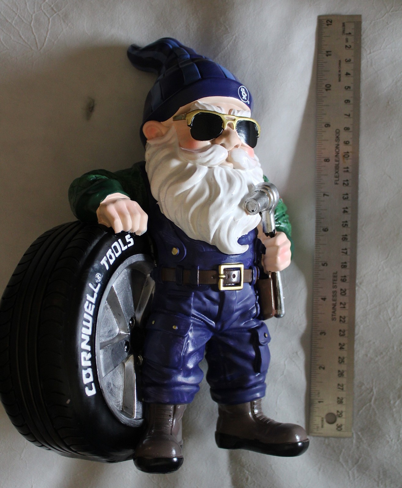 CORNWELL TOOLS – 2026 – GNOME with TIRE – NEW IN BOX – 11 1/2″ tall – CGGNOME2