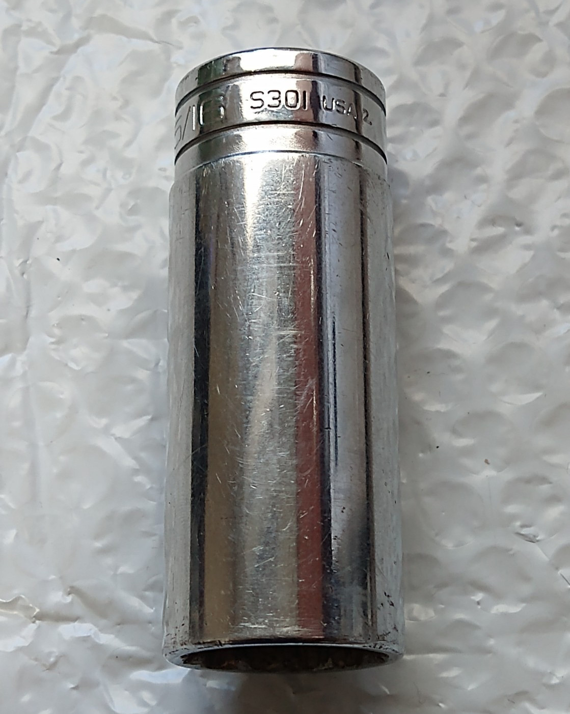 SNAP ON S301, 1/2″ DRIVE, 15/16″ SOCKET, 3.25″ DEEP/HIGH, 12 POINT.