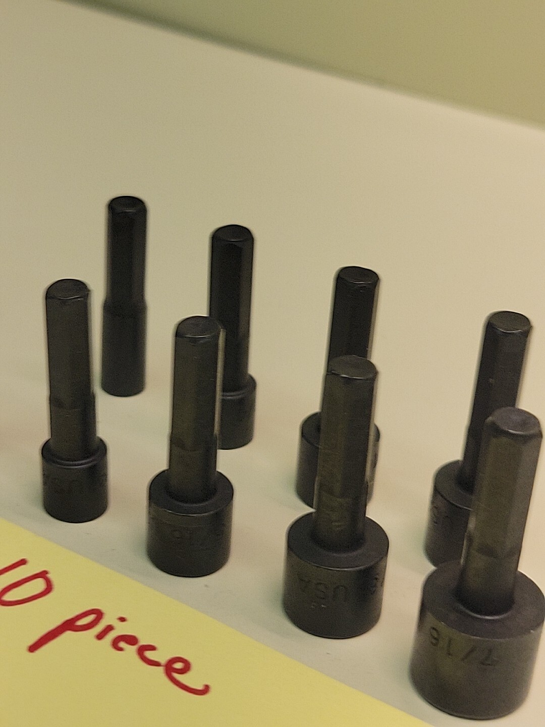 10 Pc Power Nut Driver SAE 3/16″ – 7/16″ Socket 1/4» Driver Hex Key * USA *