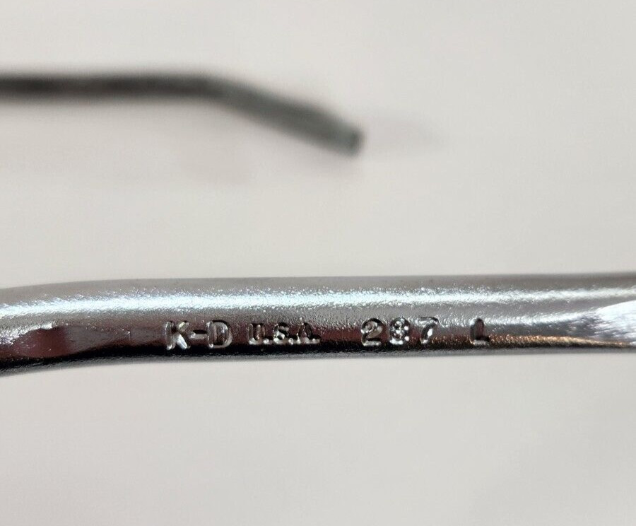 K-D USA 287 L Chrome Shiny Brake Adjusting Tool & Unbranded w Patina Lot of 2