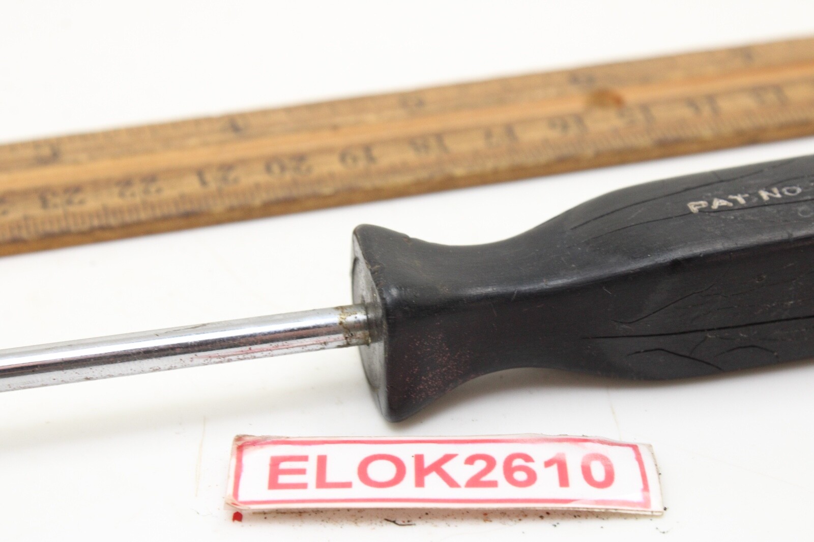 Snap-on S8698 7/64″ Square Drive Screwdriver Hard Black Handle USA