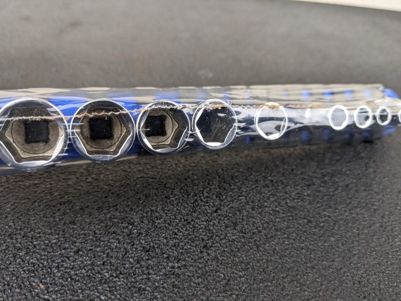 #bp172 Matco Tools NEW SAM146TB 1/4″ DRIVE METRIC 6 POINT CHROME SOCKET SET