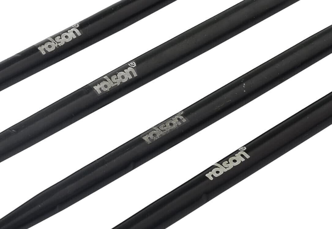 Rolson 4pc Spring Hook & Pick Set 175mm Non-Slip Grip O-Ring Clip Remover Tool