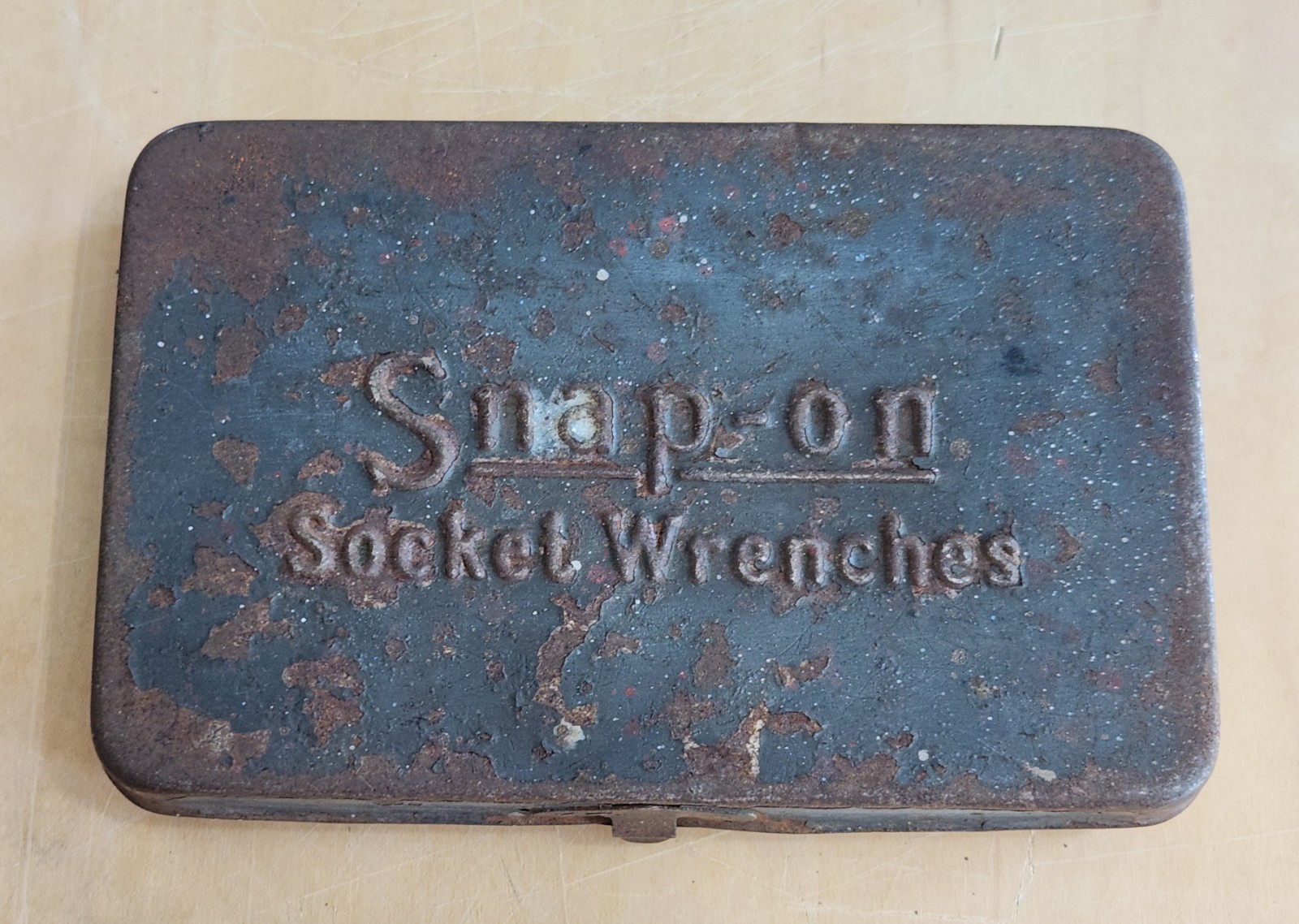 Vintage Snap-On Socket 7 Piece Partial Set + Metal Case