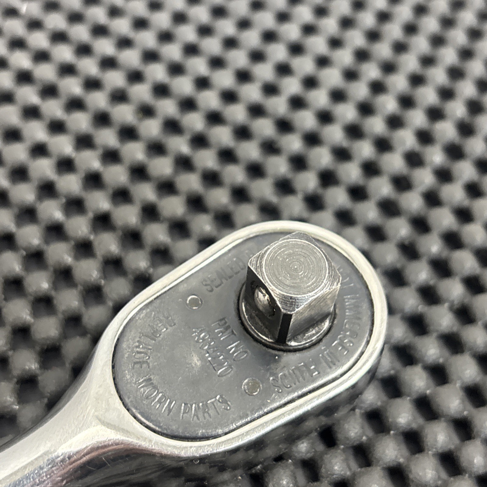 Snap On USA 3/8″ Drive Stubby Chrome Ratchet FK830