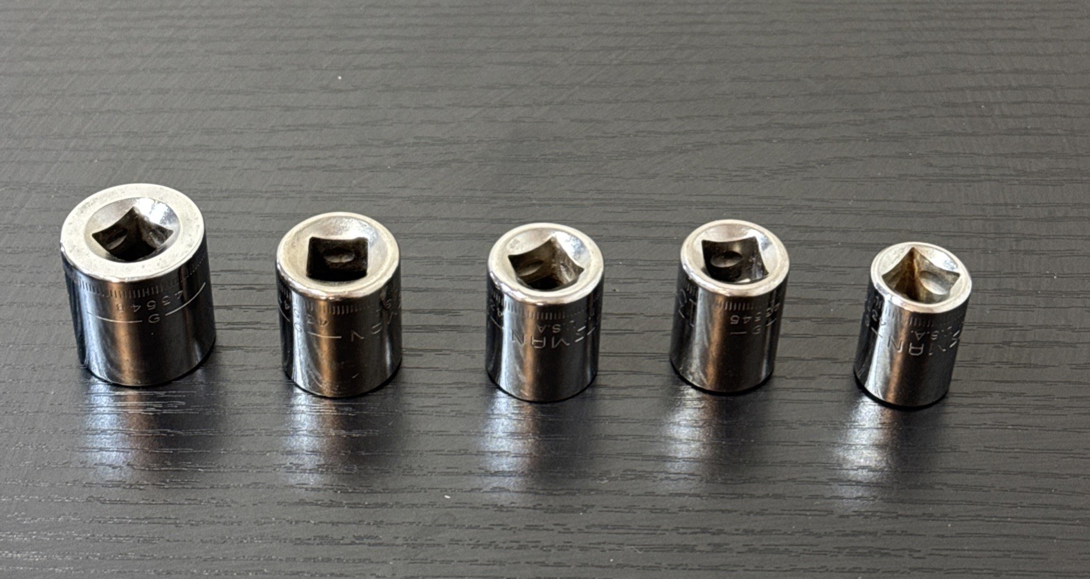 Craftsman 3/8″ Drive 6 Point Shallow Socket Metric 17mm,15mm,14mm, 13mm,11mm