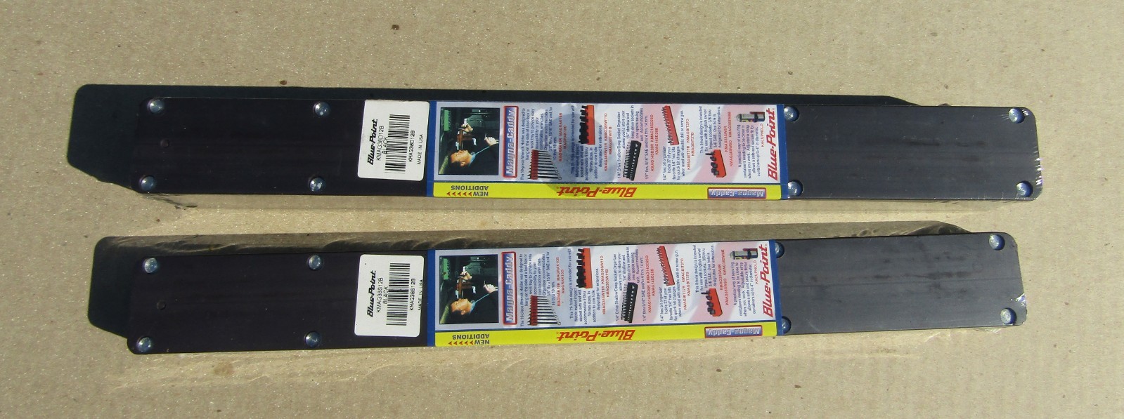 Lot of 2 Blue Point Magnetic Socket Holders – 3/8 Deep and shallow up to 1″