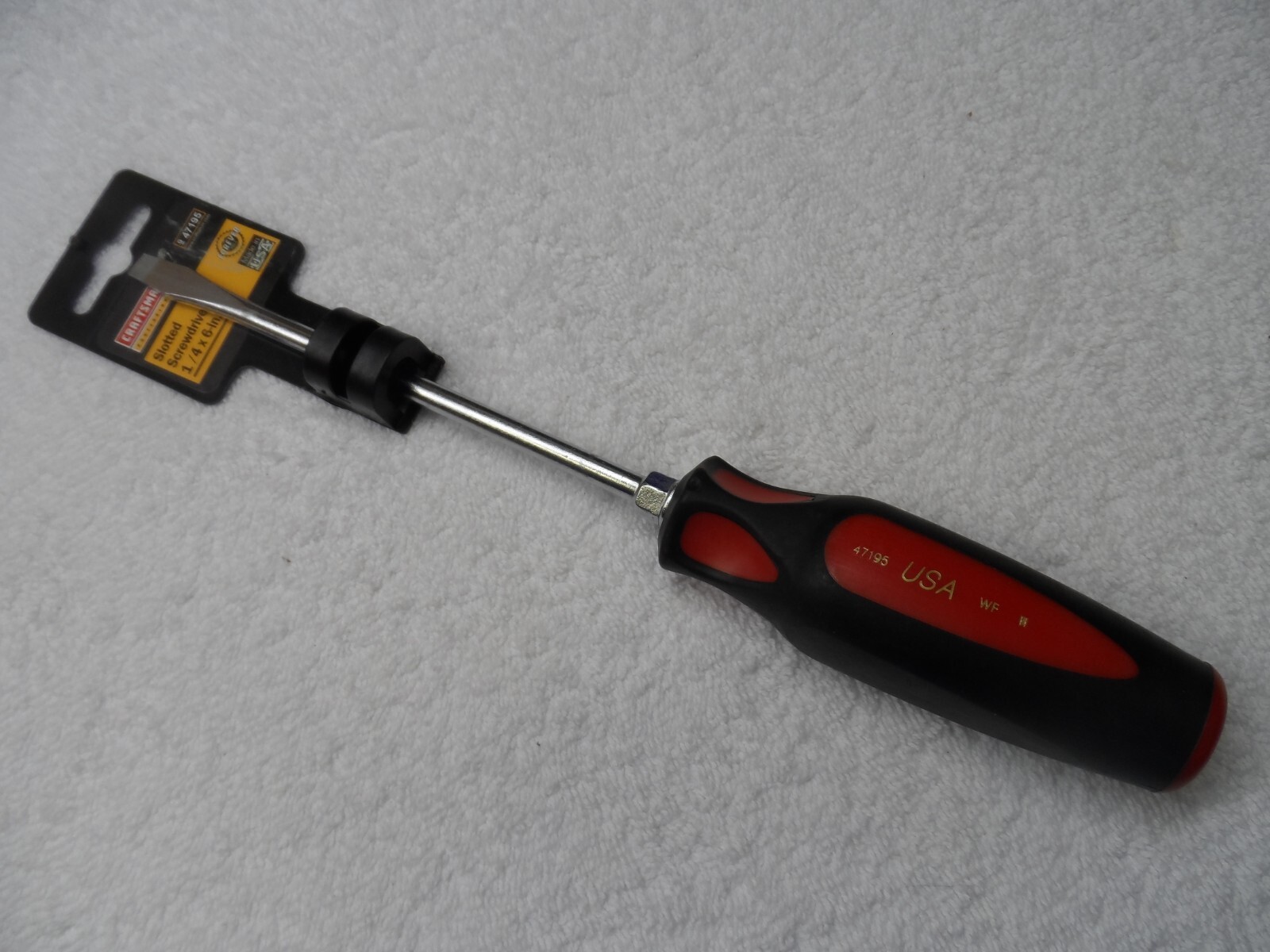 Craftsman Professional 1/4 x 6 in. Screwdriver, Slotted USA, NIP, WF W PN 47195
