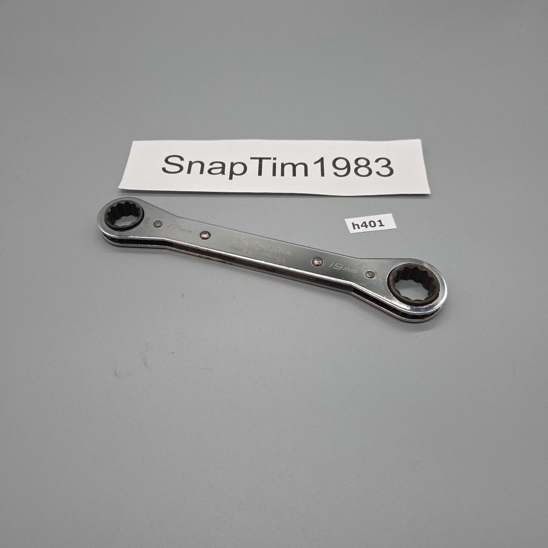 Snap-on Tools 17mm–19mm, Ratcheting Box Wrench, RBM1719C USA