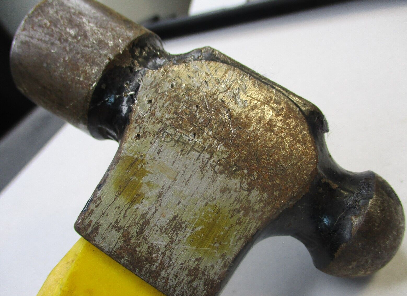 Matco BPH16FG Ball Peen Yellow Fiberglass Handle Hammer