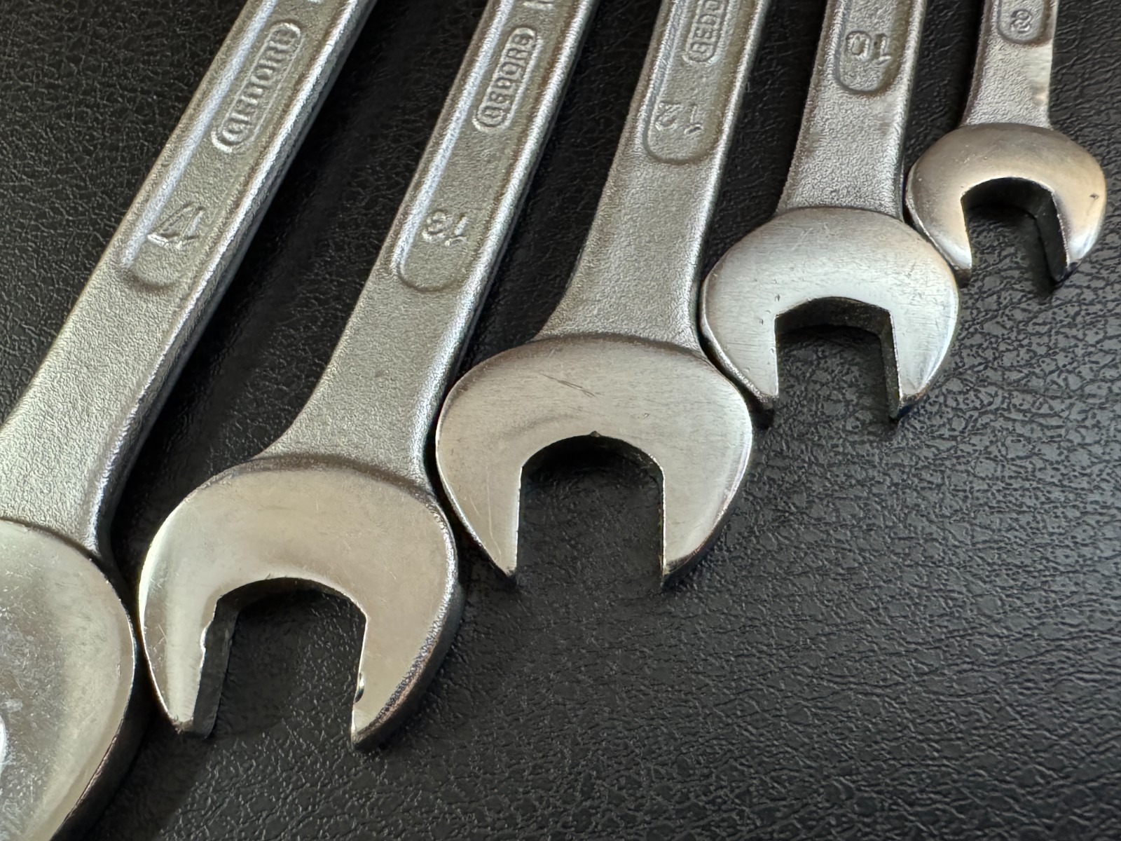 Gedore No. 14 Metric Combination Wrench Set 8 10 12 13 17mm Auto Kit w/ Tray