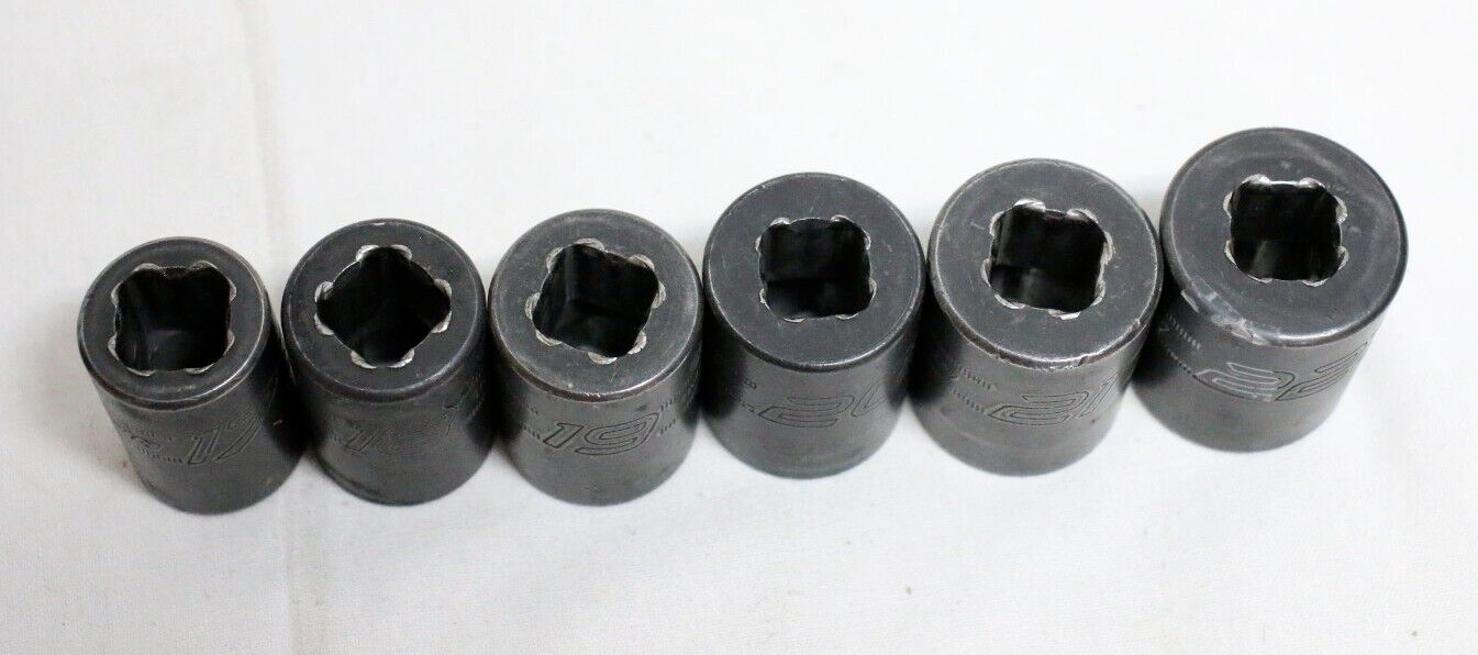 Snap-On IMM220 IMM210 IMM200 1/2 6PT metric shallow impact socket LOT OF 13