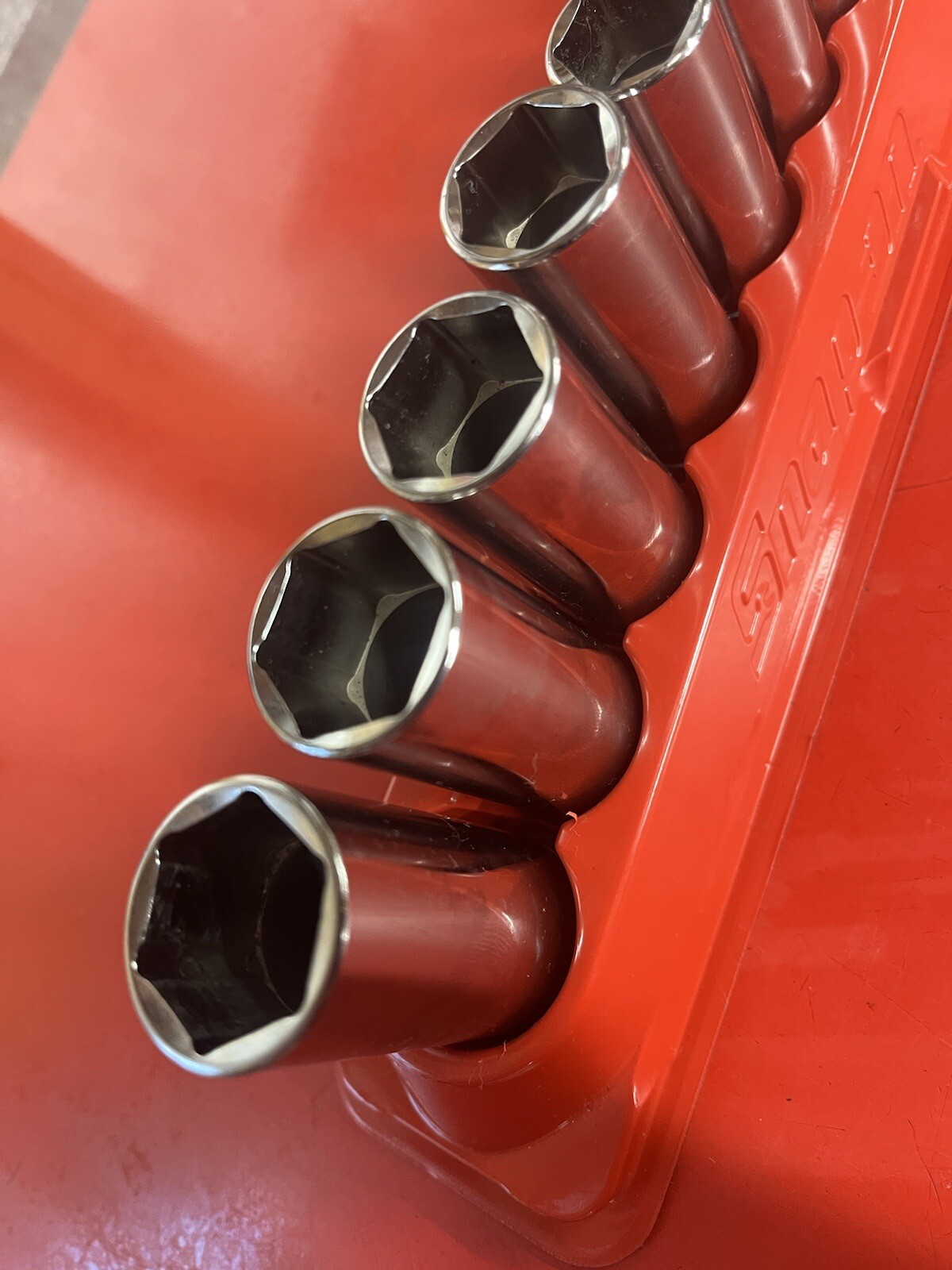 Snap-on 211sfsy 11 pc 3/8″ drive 6 point sae deep flank drive socket set