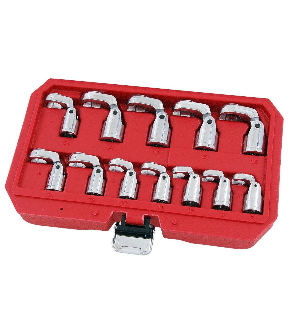 Flex Crows Foot Wrench Set 3/8″DR Flare Nut Spanner Type Crowfoot Socket Wrench