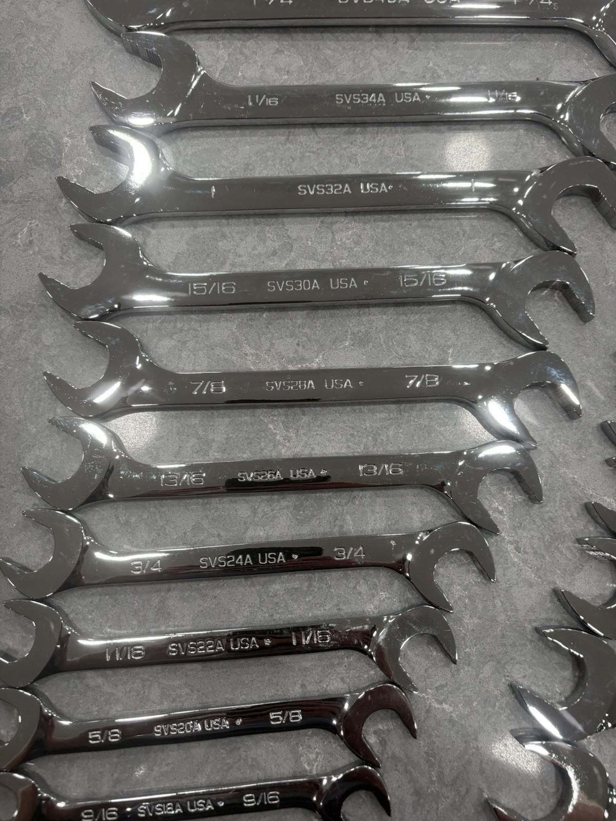 Snap-On FDP SAE And Metric Four Way Angle Wrench Set