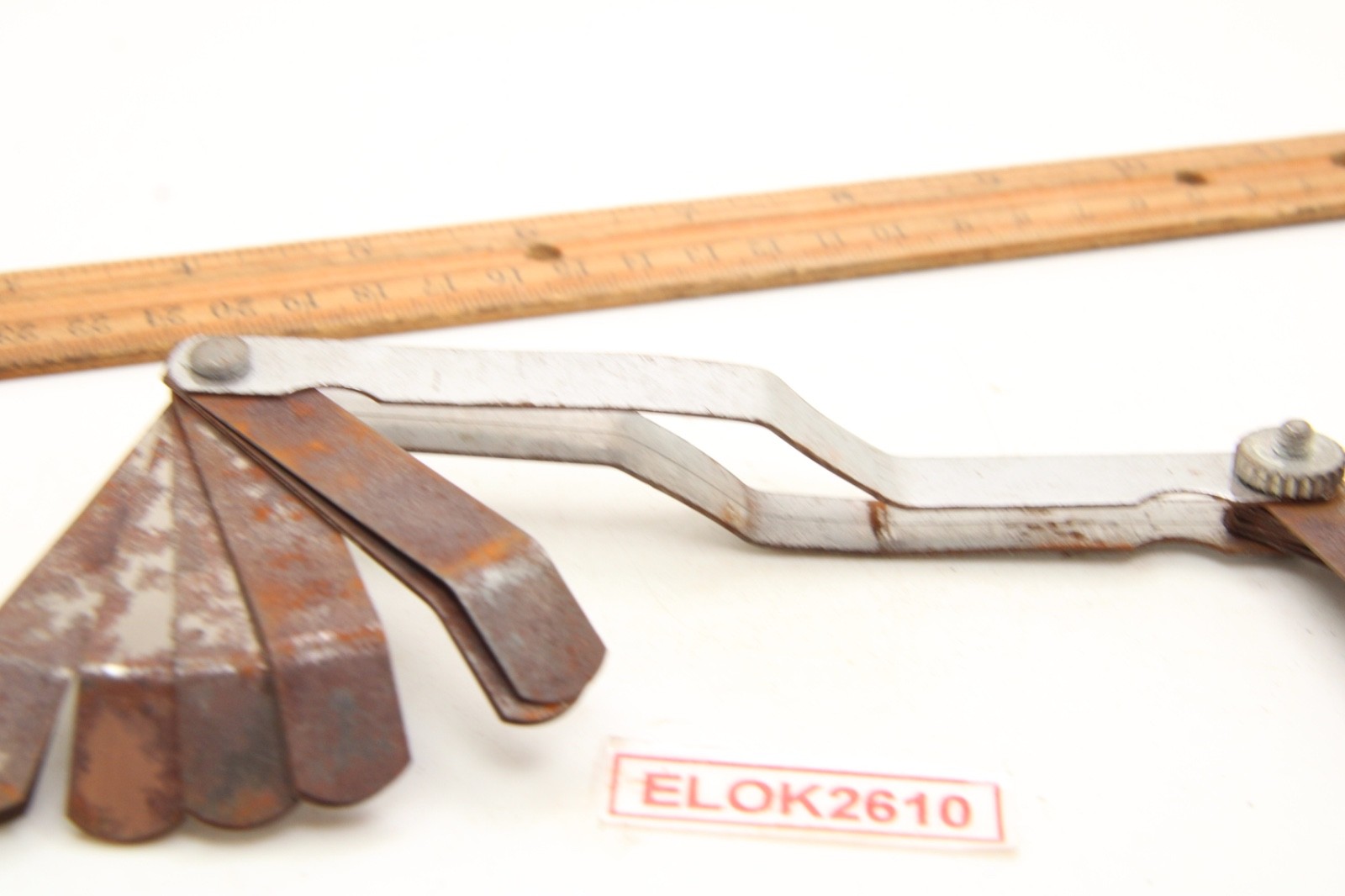 Blue Point FB-300A Bent Blade Feeler Gauge 25 Blades USA
