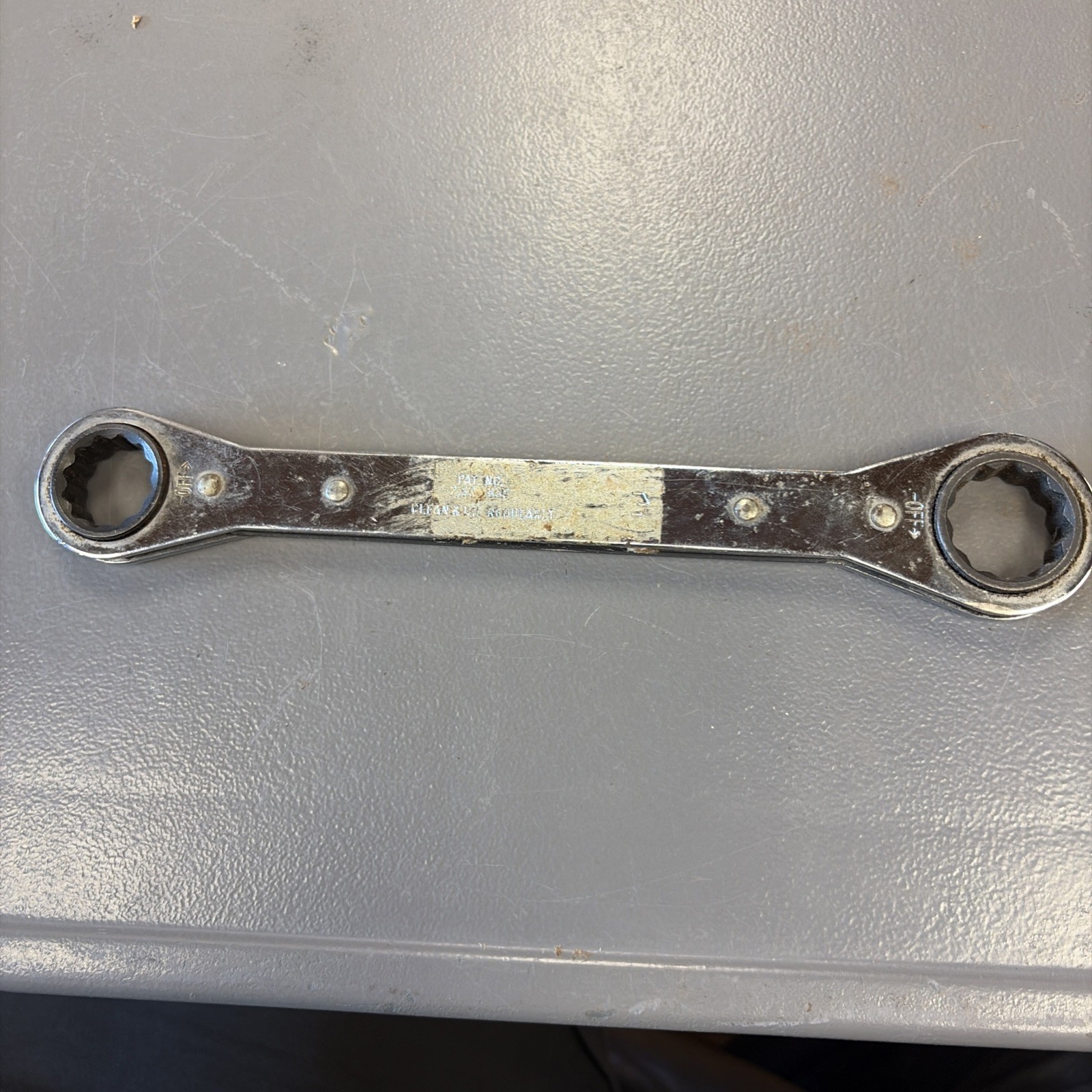 PROTO 1195-A 3/4” X 7/8” RATCHETING BOX WRENCH Made In U.S.A.