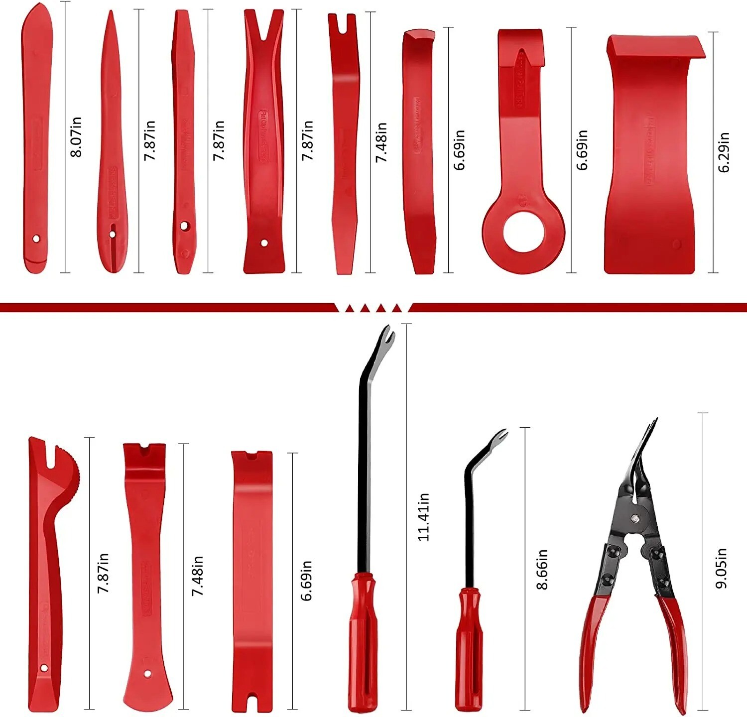 Plastic Trim Removal Pry Tool Set for Car Radio Panel Door Auto Trim Puller Set