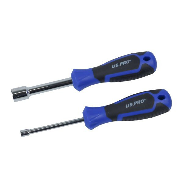 US PRO 7pc Nut Spinner Set | Metric Sizes 5–13mm CR-V Screwdriver Style Tool