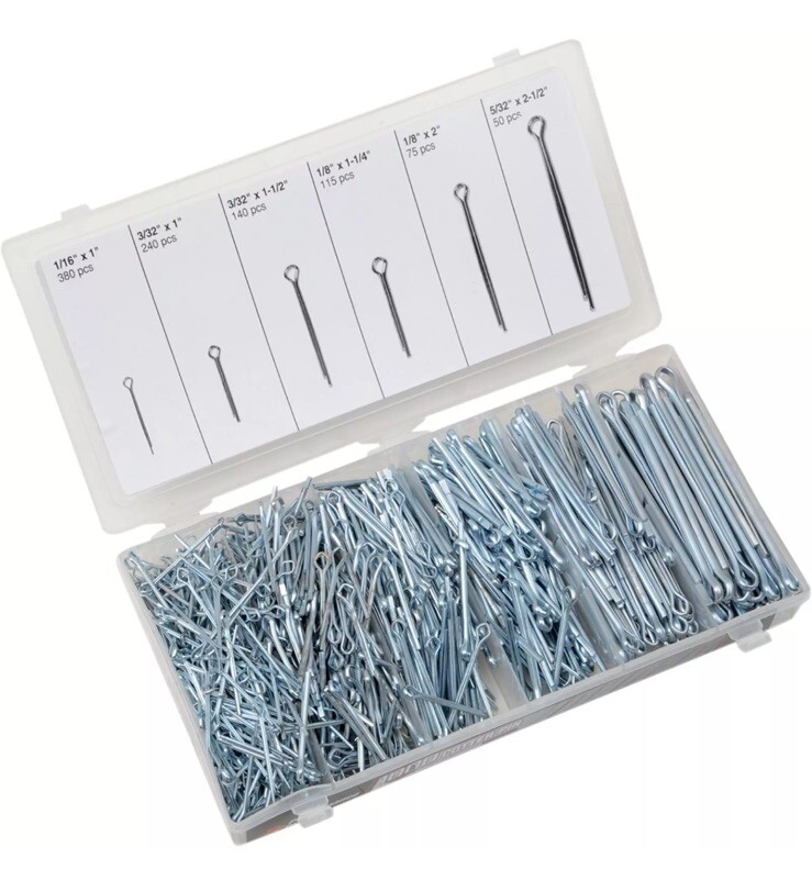 Performance Tool W5204 1000 Piece Cotter Pin Assortment