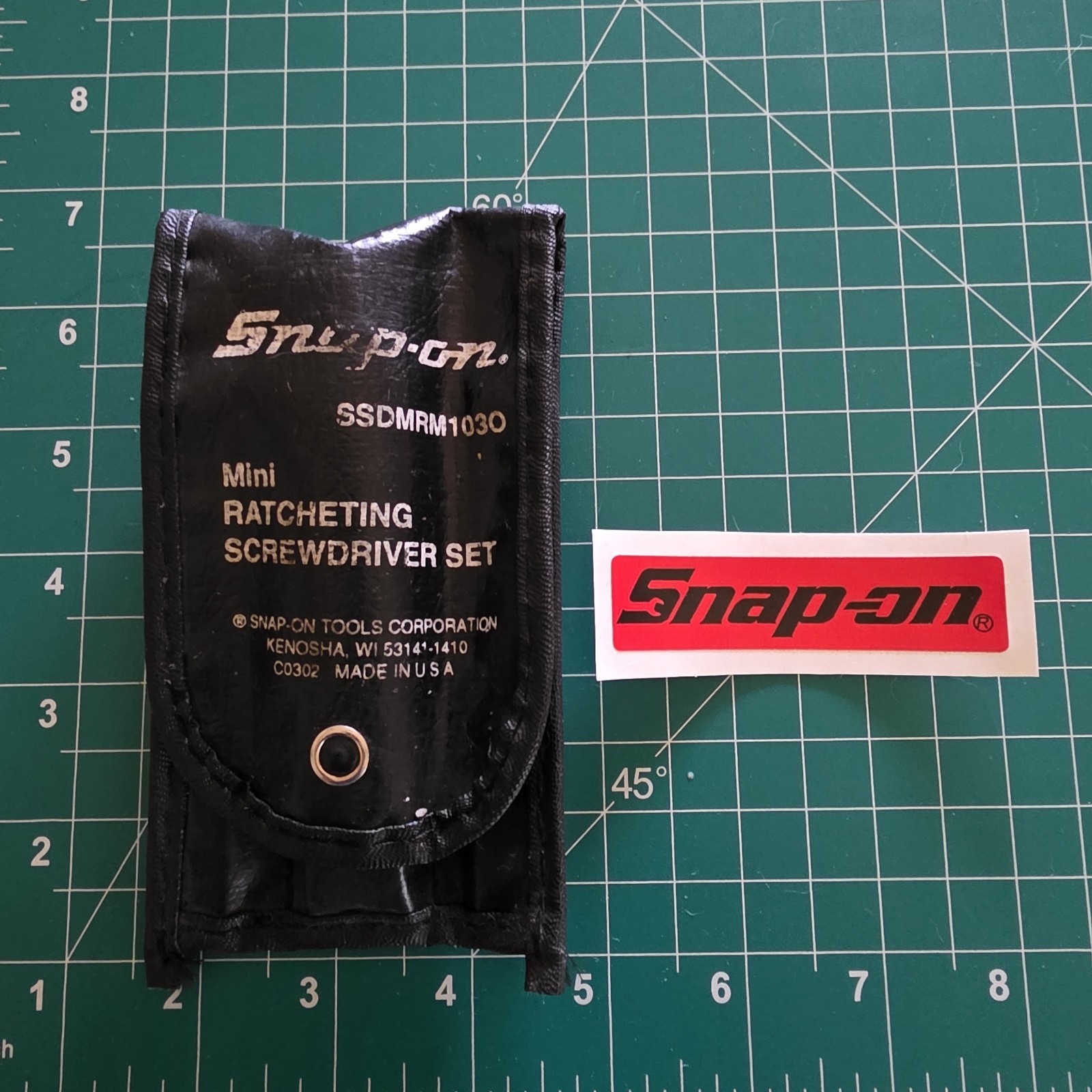 Snap-on Screwdriver Ratcheting Mini Orange w/case SSDMRM1030