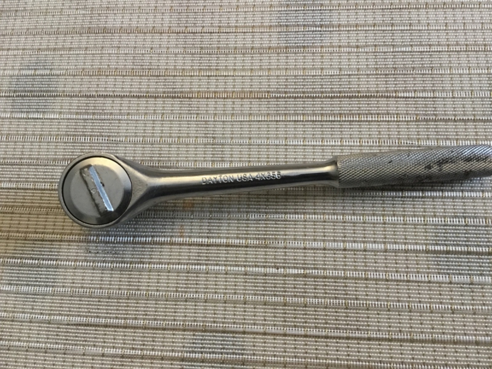 RARE Dayton USA 3/8″ Drive Ratchet #4X356 Length 7.5″
