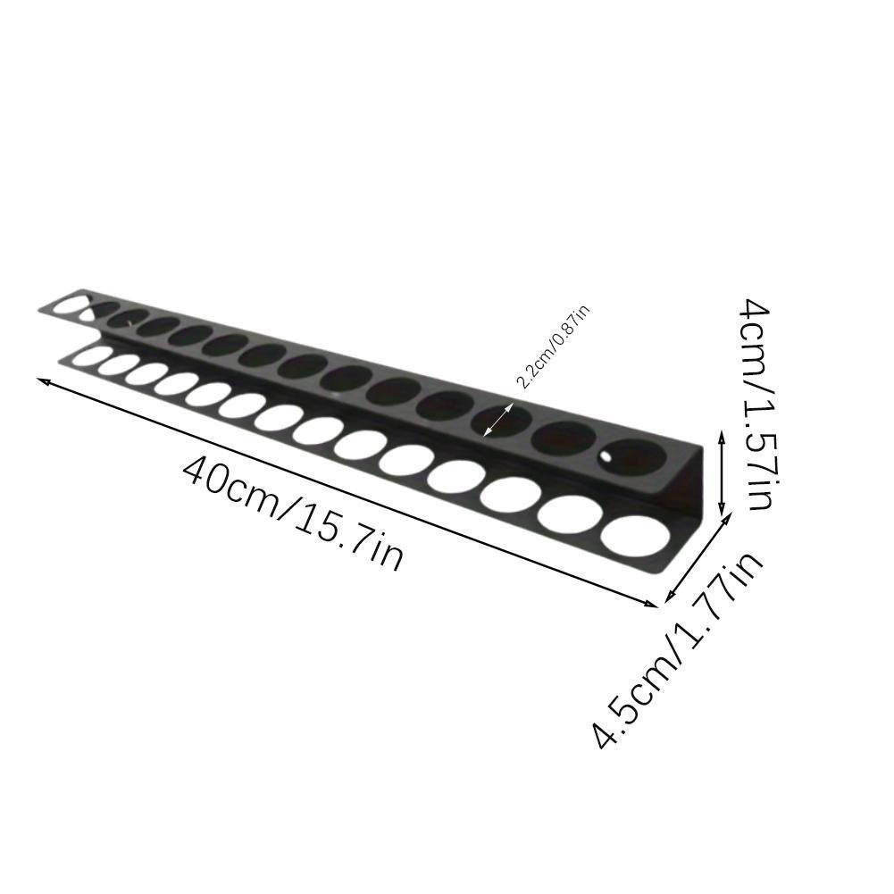 Space Saving Heavy Duty Wall Mounted Screw Driver Holder Tool Rack for Workshop