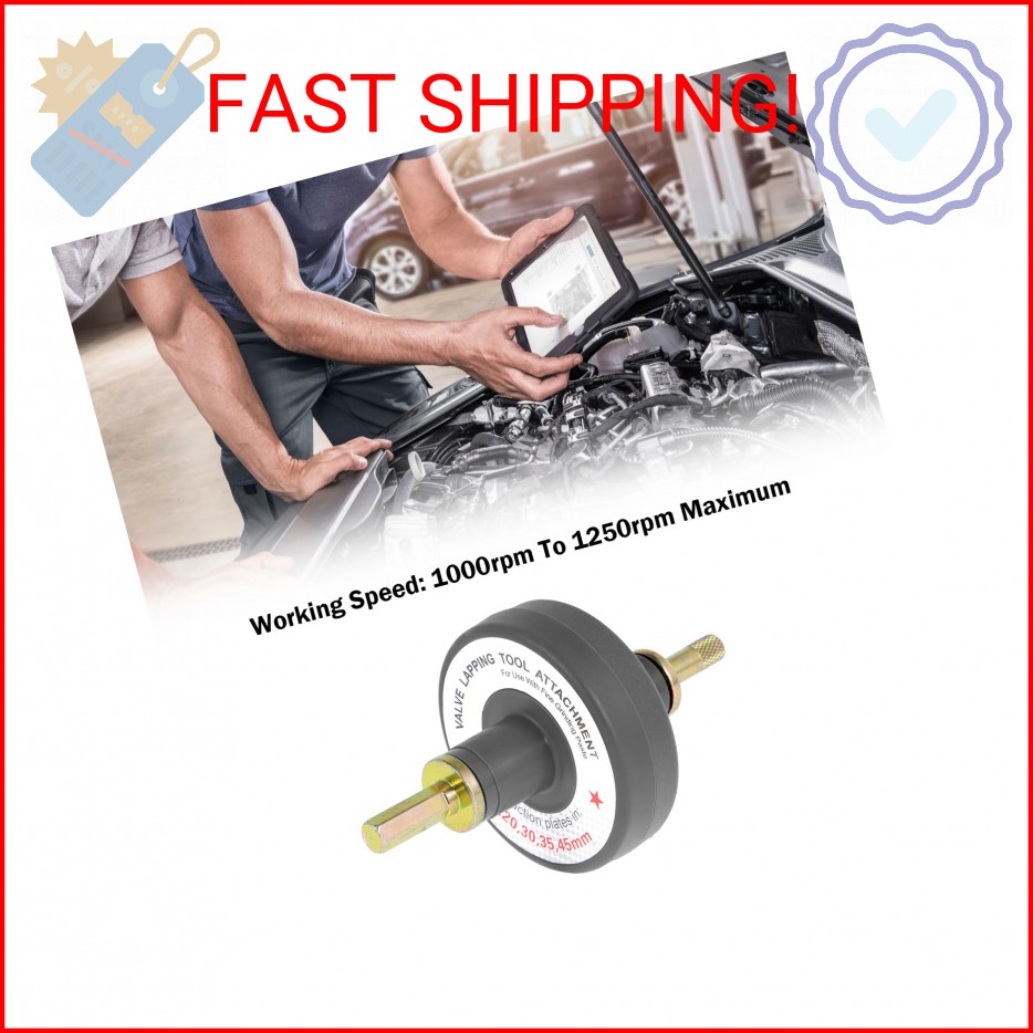 LZVXTYM Valve Lapping Tool Kit, Valve Lapping Tool & Compound Kit with 5 Suction