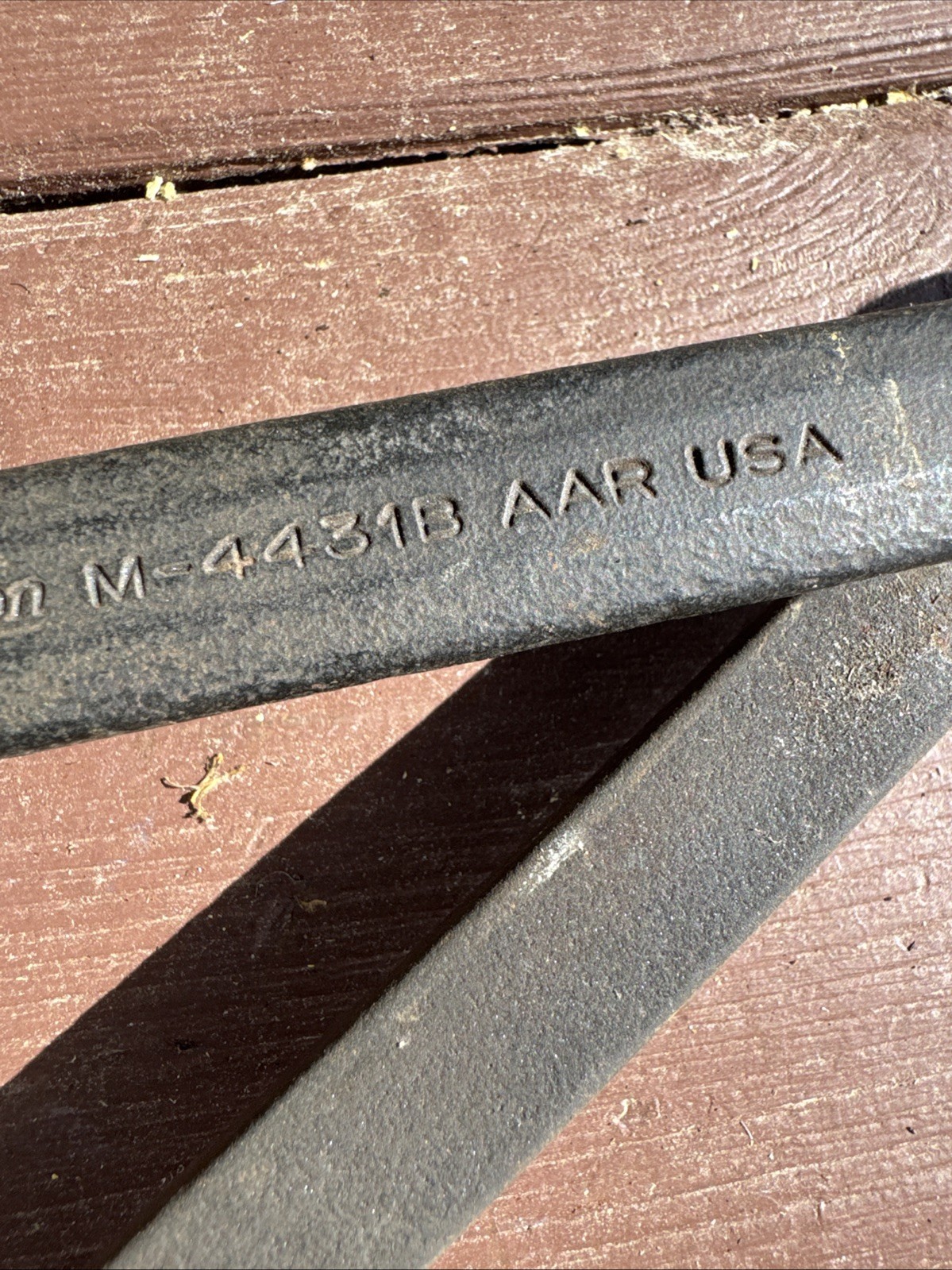 Vintage Snap-On M4431B RR Railroad Yard Inspector Wrench Brake Tool 12 point.
