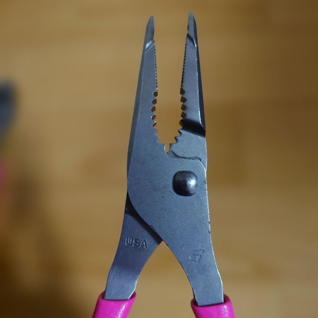 Rare Snap On Pliers, Set of 2 LN46ACF, 46ACF PINK