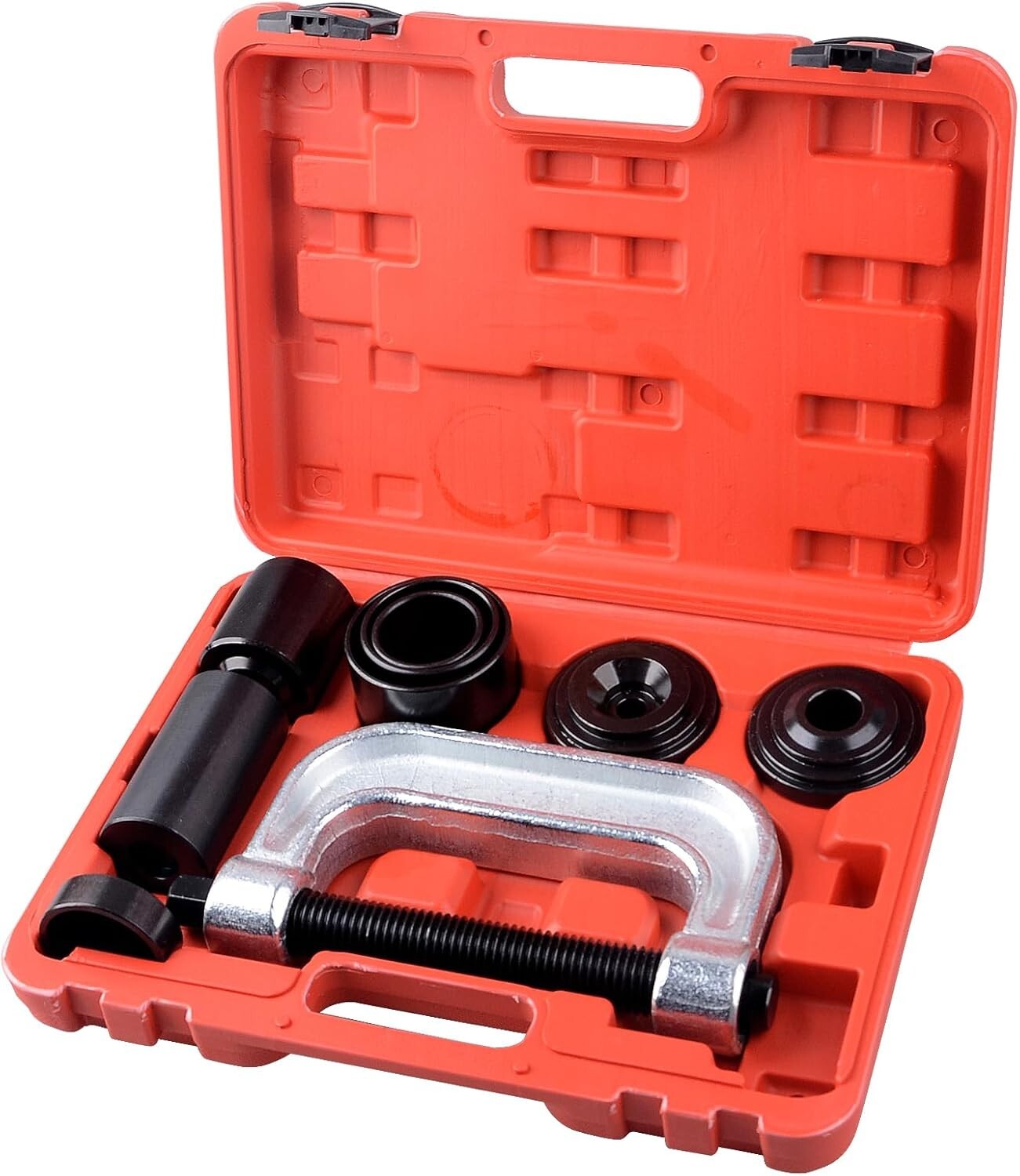 Heavy-Duty Ball Joint & U Joint Service Kit with 4WD Adapters and Storage Case