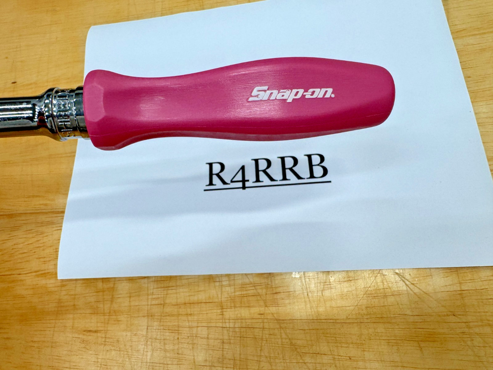 Snap-on Tools USA PINK PEARL 1/2″ Drive Hard Grip Handle Breaker Bar SHBBD24PP