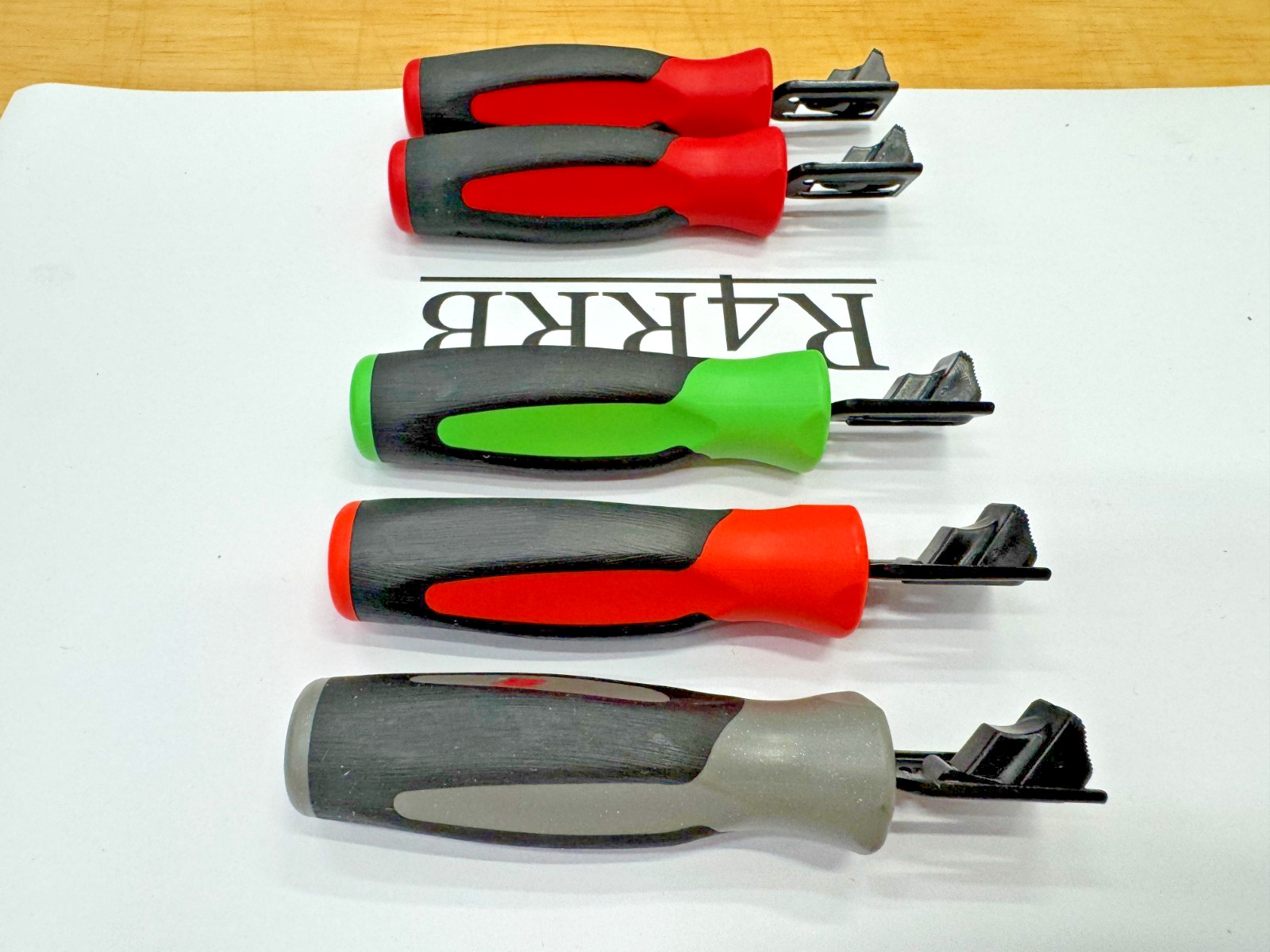 Snap-on Tools USA NEW COLOR MIX Soft Grip Feeler Gauge Holders LOT SET FB336MCx5