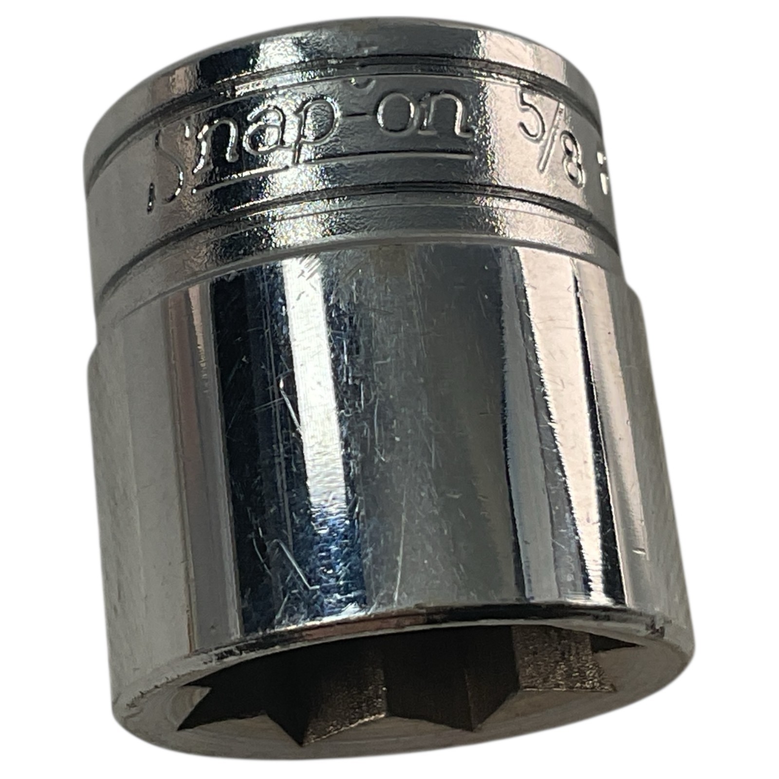Snap-On Double Square Socket 5/8″ F320 3/8″ Drive 8 Pt As Pictured Mechanic Tool