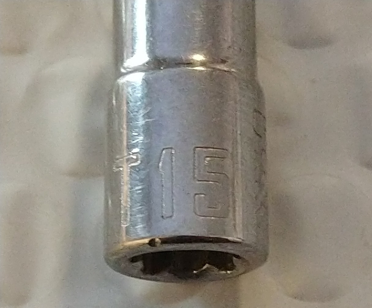 CRAFTSMAN TOOLS CMMT42661, 1/4″ SOCKET DRIVEN, T15 TORX BIT.