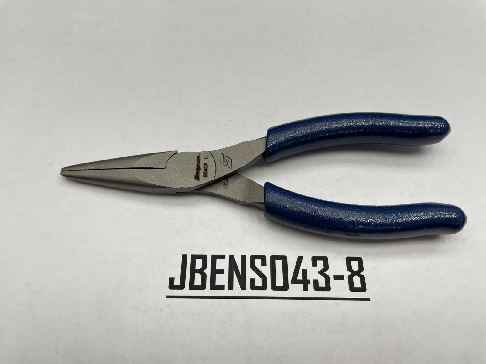 Snap-on Tools USA NEW POWER BLUE 6″ Soft Grip Needle Nose Pliers 95ACFMB