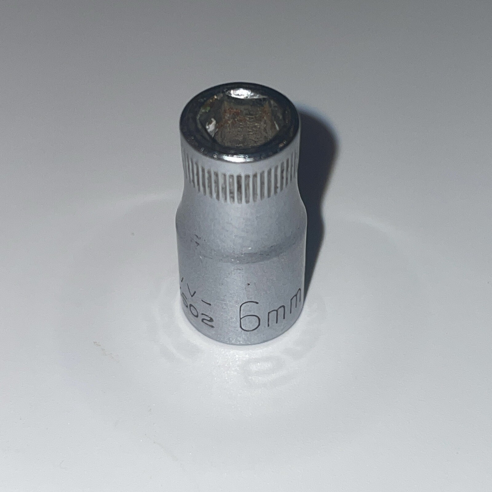 Vintage Craftsman USA 6mm 6 Point 1/4″ Drive Shallow Socket 43502, -VV- Series