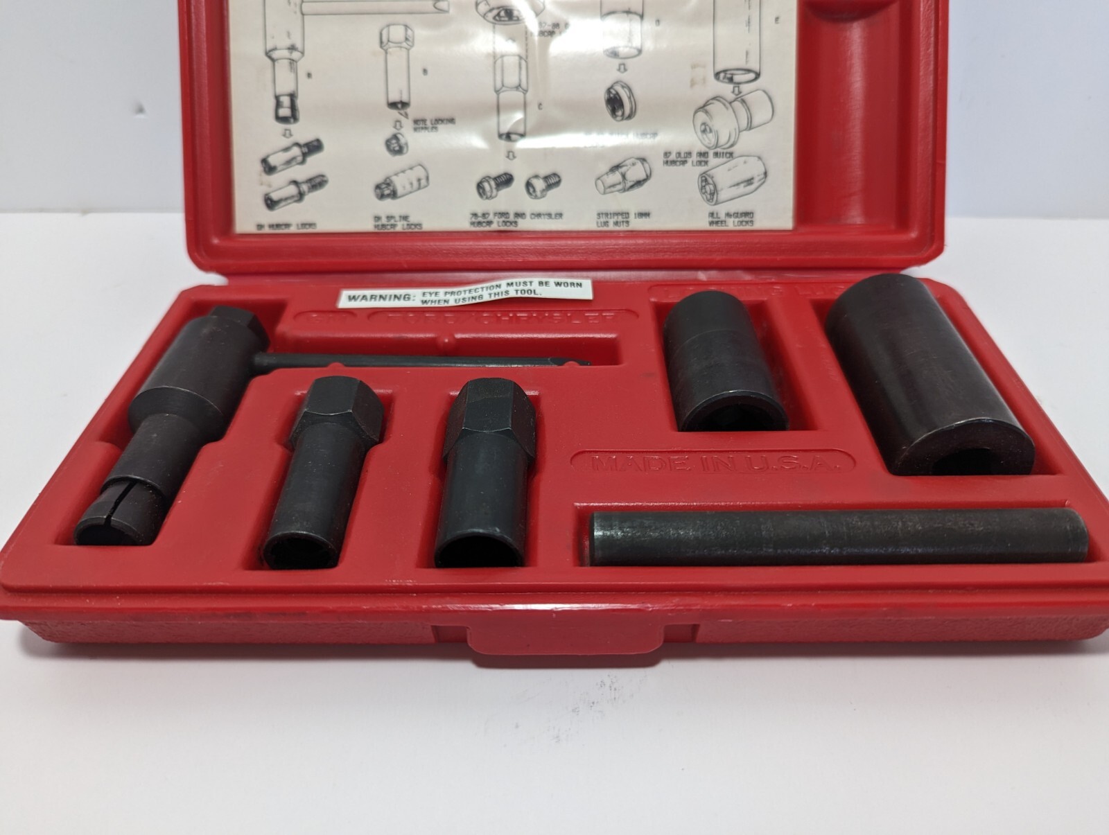 Ken-Tool 30170 Hubcap & Wheel Lock Removal Kit – GM and Ford/Chrysler