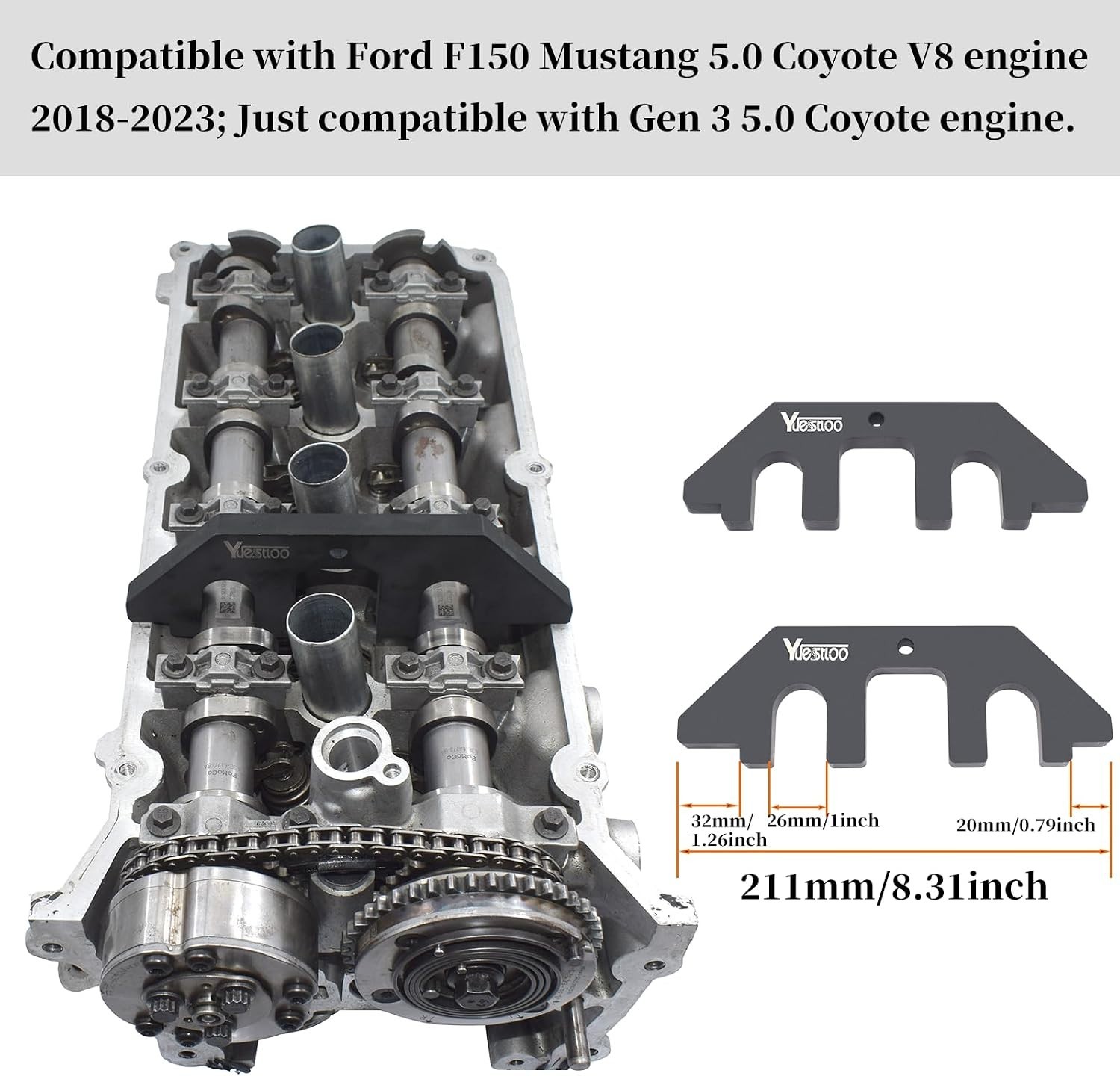 Ford F150 Mustang 5.0 Coyote Engine Timing Tool Set 3Pc