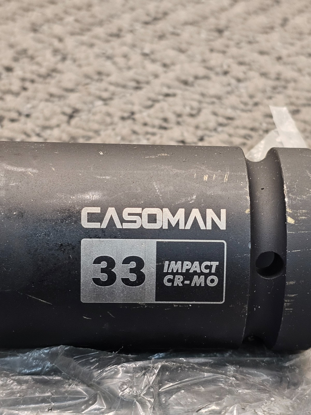 CASOMAN 3/4″ Drive x 33 mm Deep 6 PT Impact Socket, CR-MO, 3/4-inch 33mm
