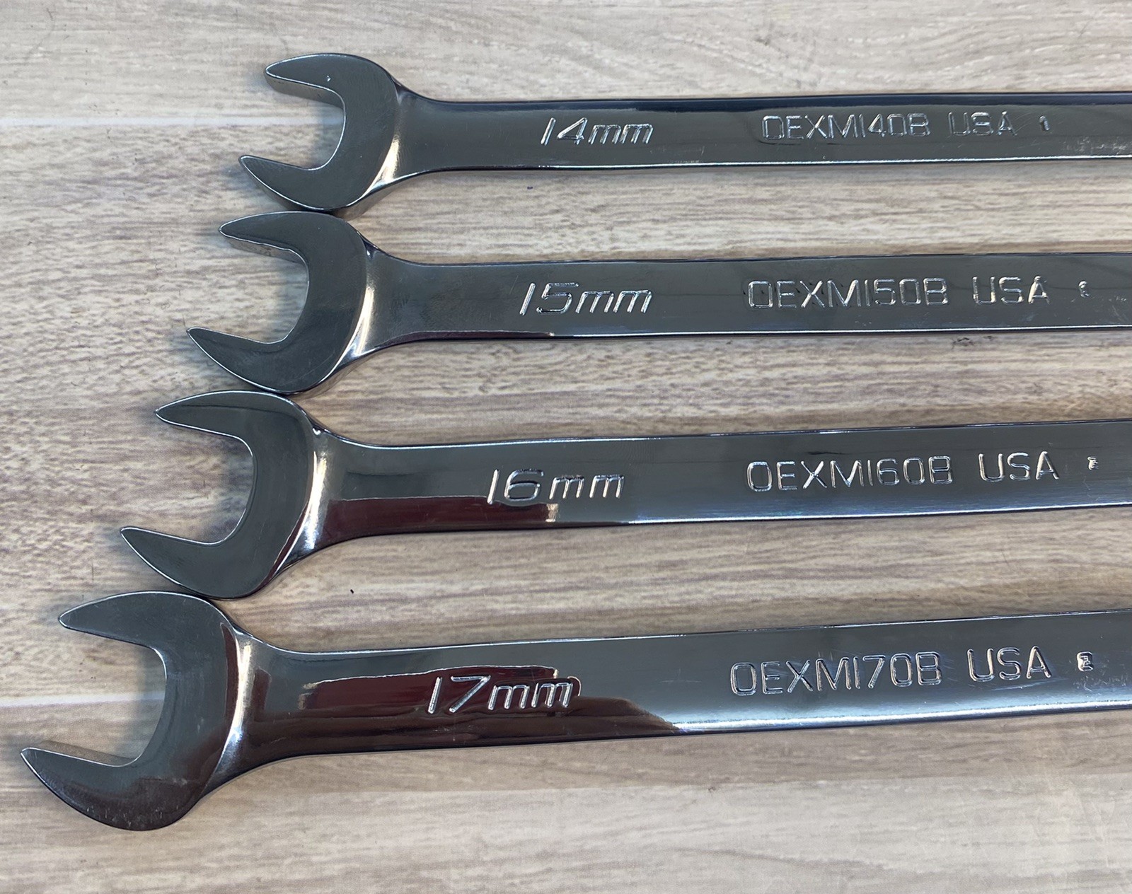 Snap-on Metric Wrenches OEXM140B OEXM150B OEXM160B OEXM170B 14-17MM