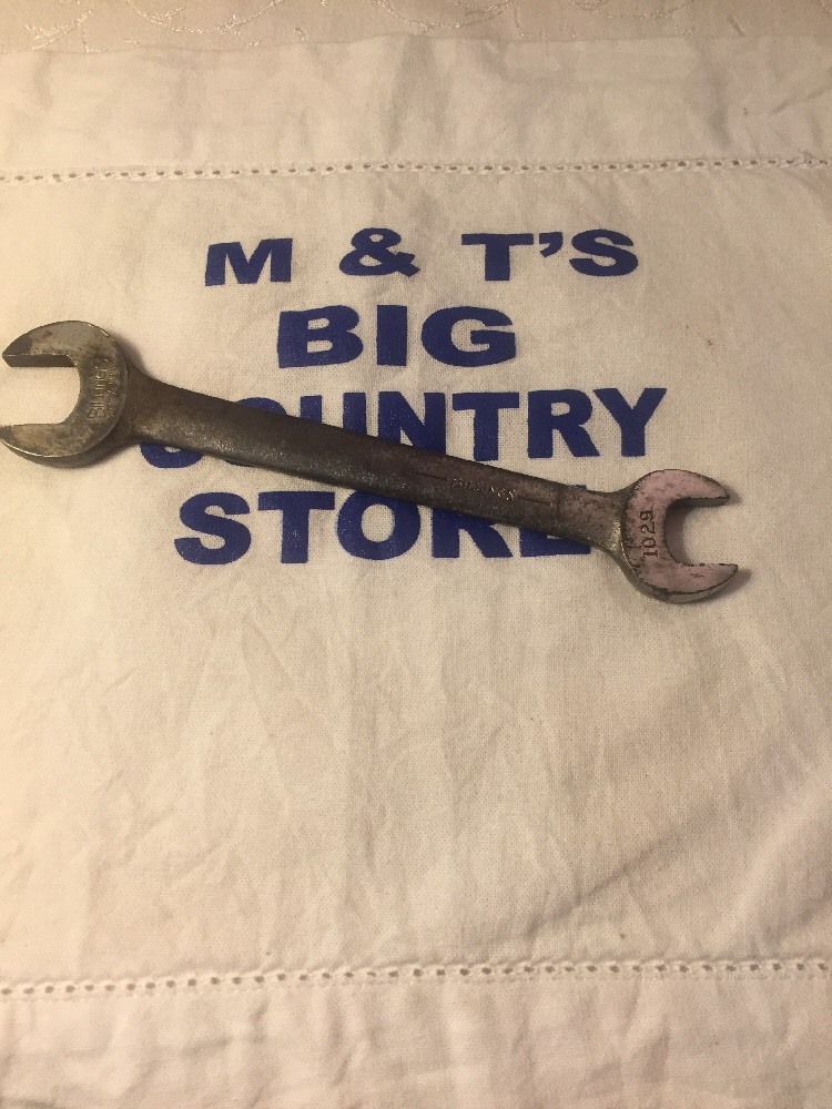 Vintage Billings Vitalloy Open End Wrench 1029 25/32″ & 11/16″ USA Rare