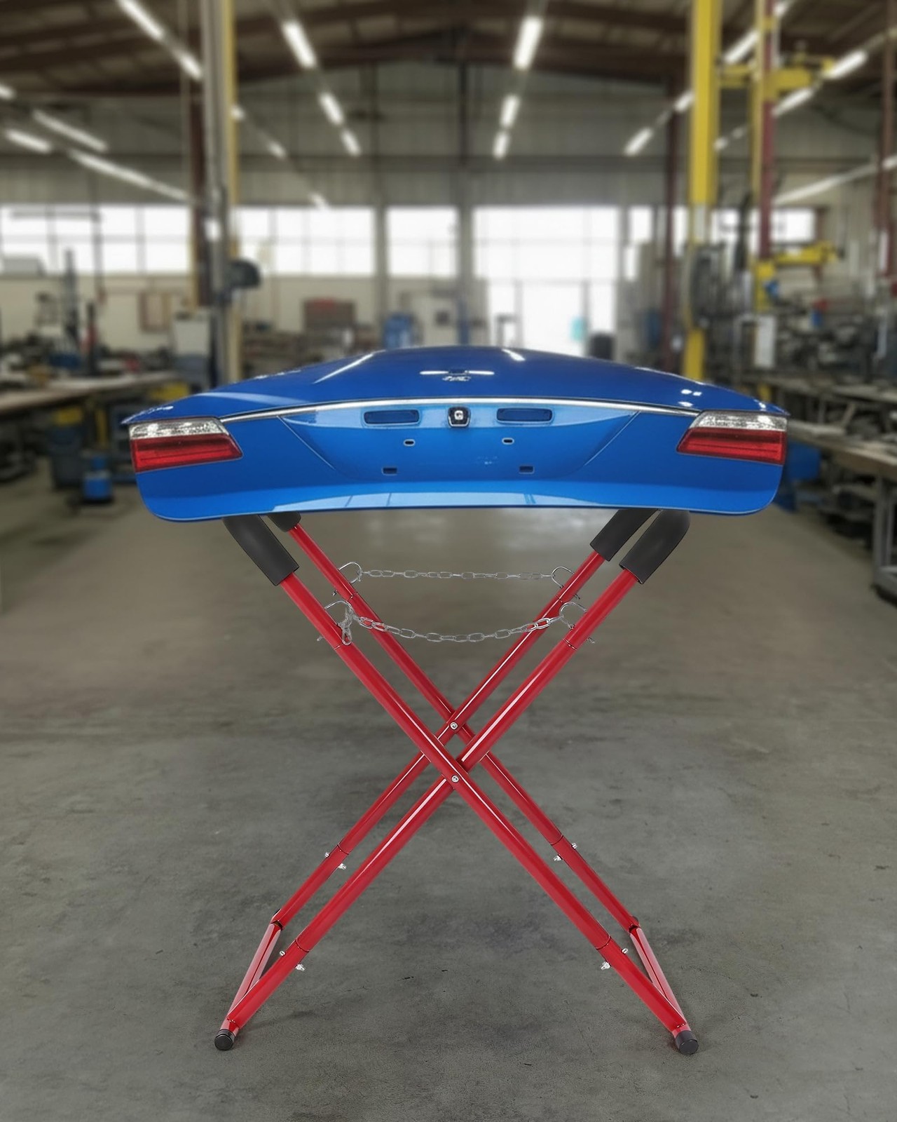 2/4pc 500lbs Heavy-Duty Portable Folding Workbench W/Adjustable Stand Powder-Coa